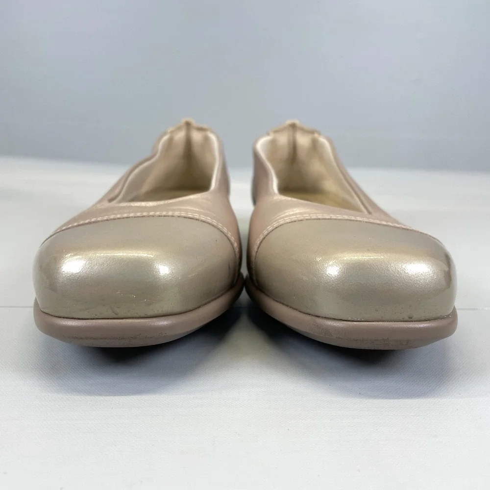 SAS Coco Ballet Flats Womens Size 8 N Beige Blush Leather Slip On Comfort Shoes